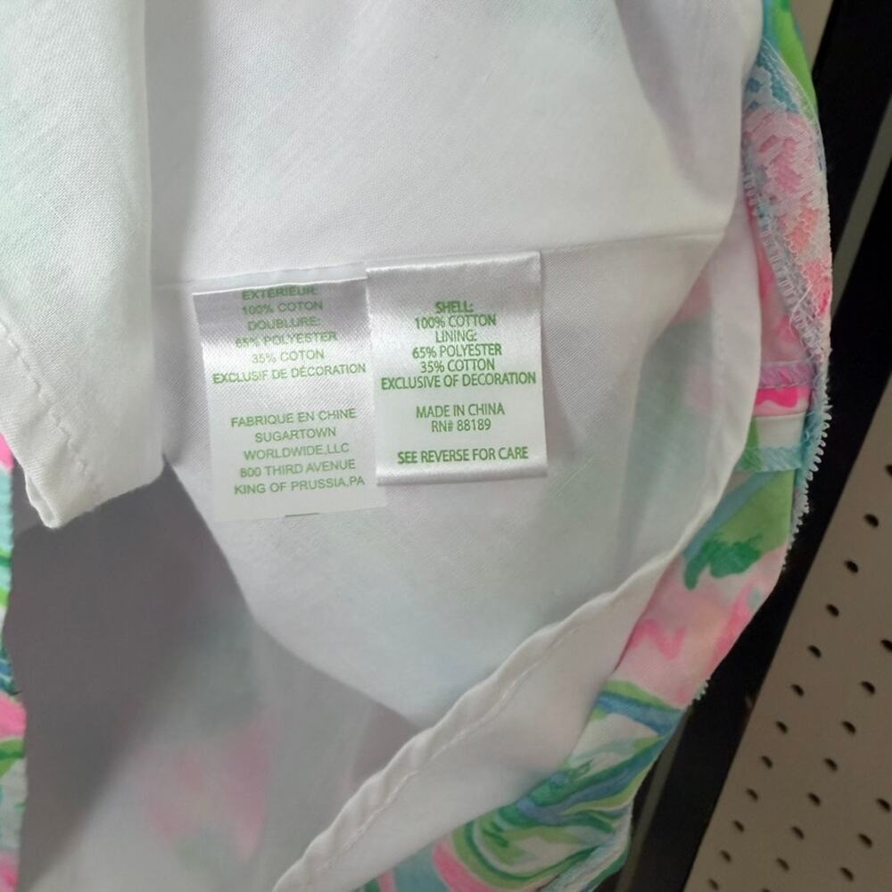 Lilly Pulitzer Girls 3T dress 100% Cotton - Picture 4 of 4
